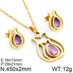 SS Jewelry Set(Most Women) - KS110241-K