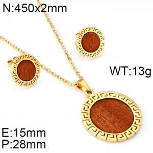 SS Jewelry Set(Most Women) - KS110275-K