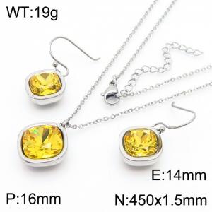 SS Jewelry Set(Most Women) - KS110278-GC