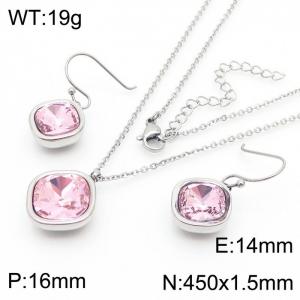 SS Jewelry Set(Most Women) - KS110283-GC
