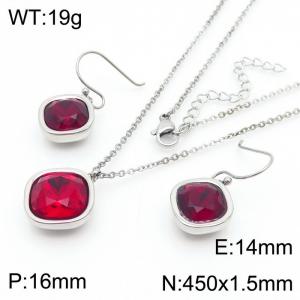 SS Jewelry Set(Most Women) - KS110285-GC