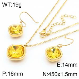 SS Jewelry Set(Most Women) - KS110294-GC