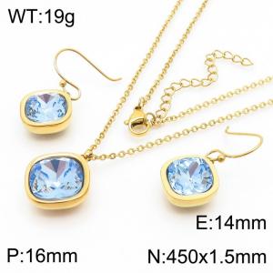 SS Jewelry Set(Most Women) - KS110300-GC