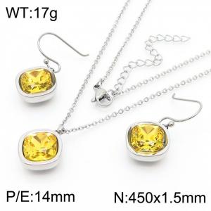 SS Jewelry Set(Most Women) - KS110333-GC