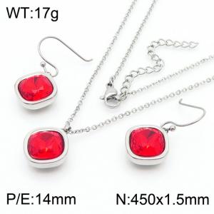 SS Jewelry Set(Most Women) - KS110337-GC