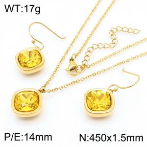 SS Jewelry Set(Most Women) - KS110346-GC