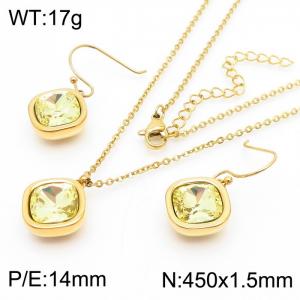 SS Jewelry Set(Most Women) - KS110347-GC