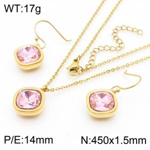 SS Jewelry Set(Most Women) - KS110348-GC