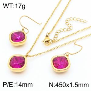 SS Jewelry Set(Most Women) - KS110353-GC