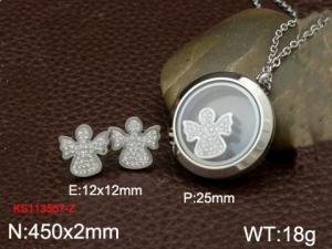 SS Jewelry Set(Most Women) - KS113557-Z