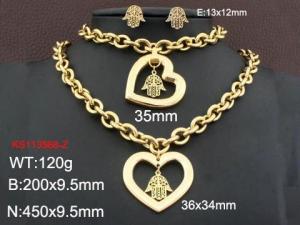 SS Jewelry Set(Most Women) - KS113568-Z