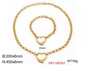SS Jewelry Set(Most Women) - KS113579-Z