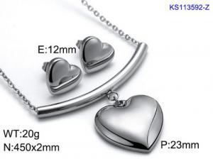 SS Jewelry Set(Most Women) - KS113592-Z