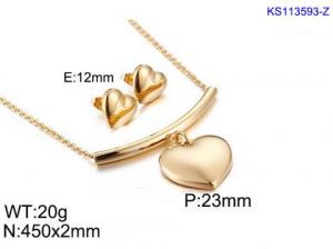 SS Jewelry Set(Most Women) - KS113593-Z