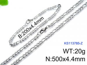 SS Jewelry Set(Most Men) - KS113785-Z