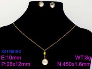 SS Jewelry Set(Most Women) - KS113819-Z