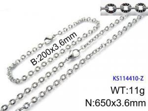 SS Jewelry Set(Most Women) - KS114410-Z