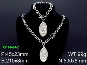 SS Jewelry Set(Most Women) - KS114494-Z