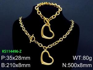 SS Jewelry Set(Most Women) - KS114496-Z