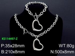 SS Jewelry Set(Most Women) - KS114497-Z