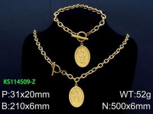 SS Jewelry Set(Most Women) - KS114509-Z