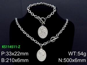 SS Jewelry Set(Most Women) - KS114511-Z