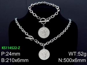 SS Jewelry Set(Most Women) - KS114522-Z