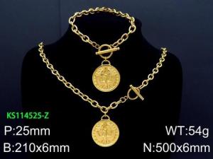 SS Jewelry Set(Most Women) - KS114525-Z