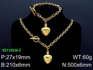 SS Jewelry Set(Most Women) - KS114526-Z