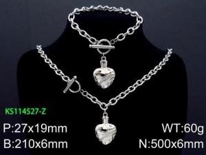 SS Jewelry Set(Most Women) - KS114527-Z