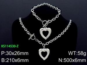 SS Jewelry Set(Most Women) - KS114530-Z