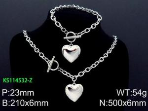 SS Jewelry Set(Most Women) - KS114532-Z