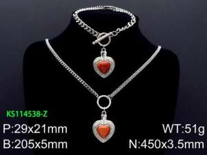 SS Jewelry Set(Most Women) - KS114538-Z