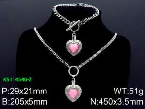 SS Jewelry Set(Most Women) - KS114540-Z