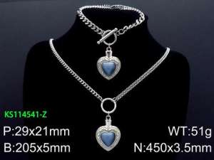 SS Jewelry Set(Most Women) - KS114541-Z