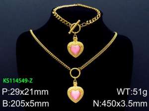 SS Jewelry Set(Most Women) - KS114549-Z