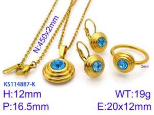 SS Jewelry Set(Most Women) - KS114887-K