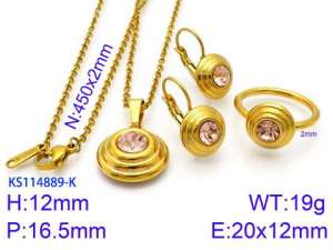 SS Jewelry Set(Most Women) - KS114889-K