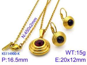 SS Jewelry Set(Most Women) - KS114900-K