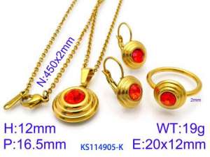 SS Jewelry Set(Most Women) - KS114905-K