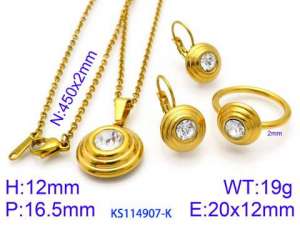 SS Jewelry Set(Most Women) - KS114907-K