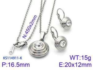 SS Jewelry Set(Most Women) - KS114911-K