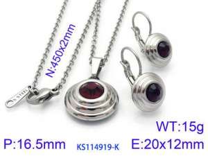 SS Jewelry Set(Most Women) - KS114919-K