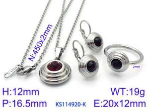 SS Jewelry Set(Most Women) - KS114920-K