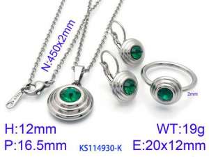 SS Jewelry Set(Most Women) - KS114930-K