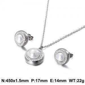 SS Jewelry Set(Most Women) - KS115039-Z