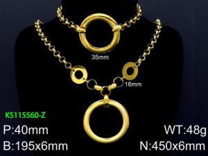 SS Jewelry Set(Most Women) - KS115560-Z