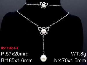 SS Jewelry Set(Most Women) - KS115651-K