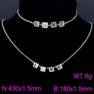 SS Jewelry Set(Most Women) - KS116114-KSP