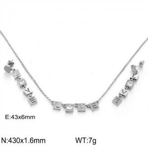 SS Jewelry Set(Most Women) - KS116116-KSP